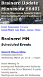 Mobile Screenshot of brainerdupdate.com